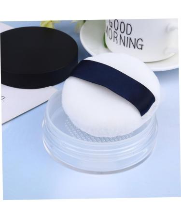 BIUDECO 2pcs Loose Powder Box with Compartment Powder Puff Holder Loose Powder Case Empty Powder Case Black - Buy Online on GoSupps.com