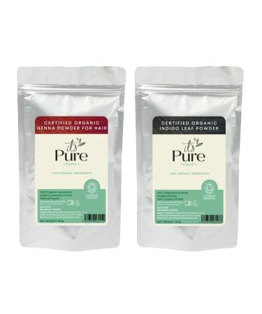 Natural Hair Dye - Organic Henna & Indigo Hair Colour 200g - Buy Online on GoSupps.com