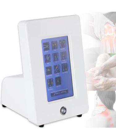 Tahali Extracorporales Shock therapy device ED shock shaft device for the treatment of erectile dysfunction and ED as well as for pain relief with 7 massage heads silver