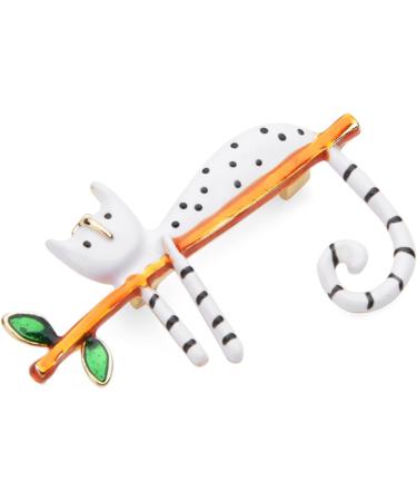 Pin Jewelry Gifts for Women Ladies Fashion Accessories Lazy Cat Lying On The Tree Brooch Ladies Enamel Cute Cat Party Brooch Cardigan Jacket Coat Brooch Brooches & Pins - Buy Online on GoSupps.com