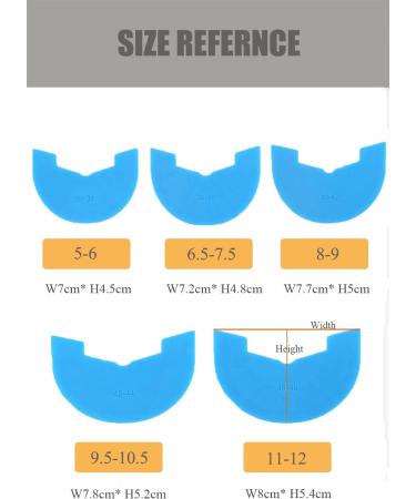 Buy Upgraded Sole Protector for Sneakers - Strong Self-Adhesive Non-Slip Heel Repair Plates for Men & Women (Black 9.5-10.5 - Buy Online on GoSupps.com