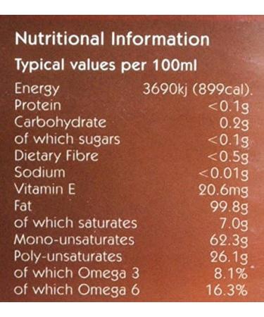 Oil of Aldborough Extra Virgin Cold Pressed Rapeseed Oil 3 Litre - Buy Online on GoSupps.com