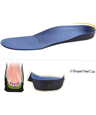 Beaupretty Arch Support Insoles for Flatfoot - Comfort & Stability for Sports Shoes - Blue S - Buy Online on GoSupps.com