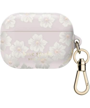 Kate Spade New York Airpods Pro Case - Hollyhock Floral Clear with Gold Logo | Premium Hardware | KSAP-002-HHCCS - Buy Online on GoSupps.com