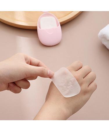Banziaju Paper Soap Sheets - 150 Disposable Mini Hand Soaps | Portable Soap Discs (3 Boxes) for Travel & Hygiene - Buy Online on GoSupps.com