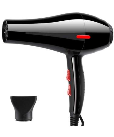 2000W Hair Dryer High Power Household Hair Dryer Hot and Cold Air Blower Hotel Hotel Fast Dry Hair Diffuser Dryer/B (A)