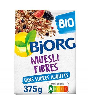 BJORG - Muesli Fibres Son Bl 375G - Lot De 3
