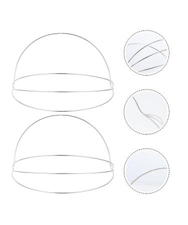 FOMIYES Queen Angel Halo Crown Headband Set | 2pcs Metal Frames for DIY Tiara Base | White Hair Hoop for Wedding, Prom, Halloween Party - Buy Online on GoSupps.com