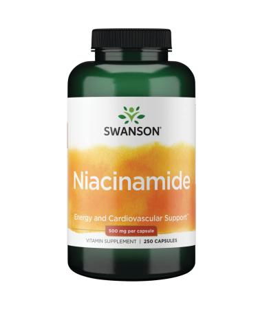 Swanson Niacinamide Carbohydrate Metabolism Joint Health Support 500 Milligrams 250 Capsules 1