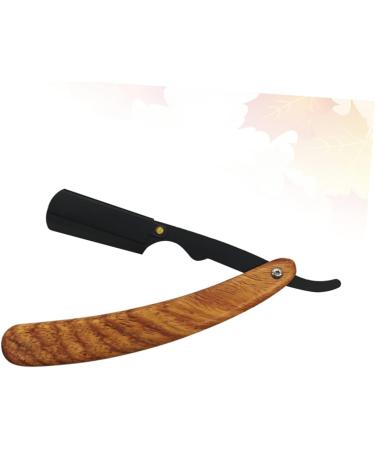 Frcolor 3-in-1 Manual Eyebrow Razor | Wooden Safety Razor for Men Precision Shaving Tool - Buy Online on GoSupps.com