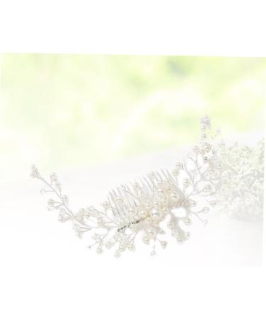 Didiseaon Party Favor Bridal Headpiece Goody Hair Clips for Women Hair Decorations Floral Decor Wedding Hair Side Combs Rhinestone Tiara Women Hair Accessories Bride Decorate Pearl - Buy Online on GoSupps.com