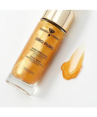 Illuminating Gift Box (B02) 1 Face Cream with Colloidal Gold X50 Antiaging + Face Mask with Colloidal Gold and Hyaluronic Acid - Diplomas Birthday Christmas Gift - Gioiello Liquido - Buy Online on GoSupps.com
