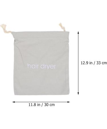 Baluue 12 Pcs Hair Dryer Storage Bag Hairdryer Storage Bag Hair Dryer Case Hairdryer Bags Fabric Light Grey - Buy Online on GoSupps.com