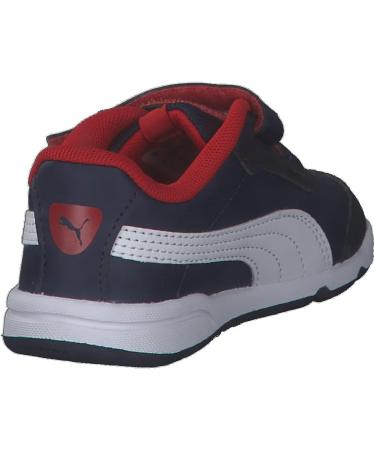 PUMA Kids Stepfleex 2 Sl Ve V Ps Trainers 1.5 UK Child Peacoat White Flame Scarlet - Buy Online on GoSupps.com