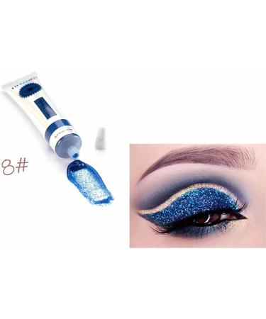 Shimmer Liquid Eyeshadow | Multi-Functional Liquid Eye Shadow Professional Makeup Cream Eyeshadow Primer Kit for Women and Girls Pochy 08 - Buy Online on GoSupps.com