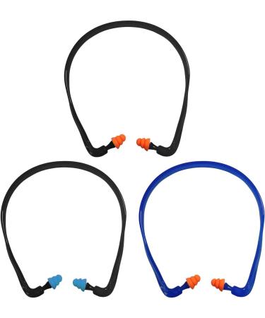 Silicone Ear Plugs Head Mounted Earplugs Noise Reduction Ear Plugs Reusable Earplugs for Ear Protective Work Sleep Blo - Buy Online on GoSupps.com