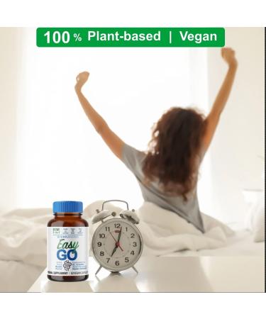 Dr. Schulze's Easy GO Bowel Mover - Gentle Laxative & Colon Toner | 100% Plant-Based Natural Cleanse - 50 Count Vegan Formula - Buy Online on GoSupps.com