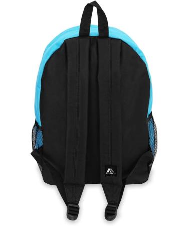 Everest Turquoise Backpack with Front and Side Pockets - Lightweight and Durable - Buy Online on GoSupps.com