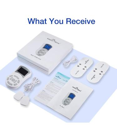 Easy Home Heat TENS Unit | FSA Eligible Pain Management & Muscle Stimulator | Large Backlit Display - Buy Online on GoSupps.com