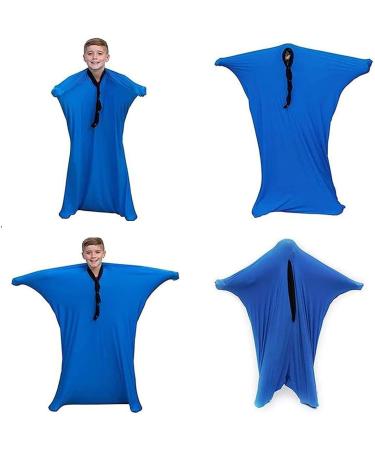 Zyuboeso Sensory Sox - Stretchy Body Socks for Autism | Stress Relief Full Body Wrap for Young Girls | Gray A Size L/Large - Buy Online on GoSupps.com