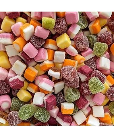 Dolly Mixtures 1 x 600g in Reuseable Retro Victorian Style Jar 970ml Plastic (Dolly Mixtures)