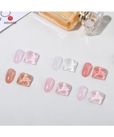 100ml Milky Pink Jelly Nails Gel Polish Translucent Semi-Permanent UV Led Gel Cure with Lamp - (Color: Jelly Pink 09) - Buy Online on GoSupps.com