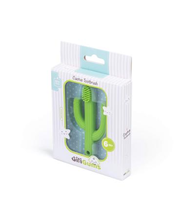 Giligums 58343 Cactus Teether Ring for Babies | 100% Food-Grade Silicone | BPA Free Baby Toothbrush & Dental Aid | Soft Teething Relief for 3 Months+ - Buy Online on GoSupps.com