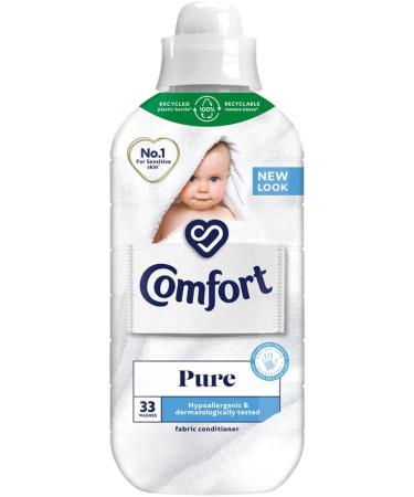 Comfort Pure Fabric Conditioner for Sensitive Skin 33w 990ml + Comfort Fabric Conditioner with Stay Fresh Technology 30w 900ml Strawberry & Lily Scent + Gift for You: Organza Bag Size: 9x7x0.1cm - Buy Online on GoSupps.com