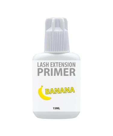 Lash Primer for Eyelash Extensions 15ml (Fruit Loops Scent) | Bonding Better Retention | Made in CANADA (Banana Scent)