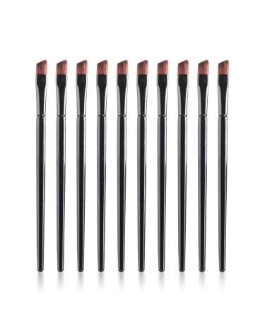Eyebrow Brush 10PCS Amazing Synthetic Bristles Angled Cosmetic Blending Eyebrow Brow Outline Eyeshadow Makeup Brushes/403