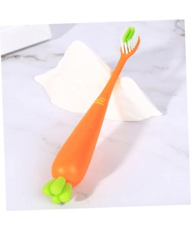 Buy Minkissy Manual Toothbrush Set - 12 Pieces Carrot Travel Toothbrushes for Kids | Childrens Dental Care - Buy Online on GoSupps.com