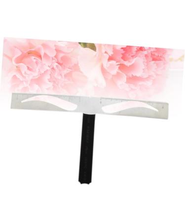 FOMIYES Eyebrow Shapes Stencil 2 Pcs Eyebrow Grooming Stencil Eyebrow Stencil Template Positioning Ruler Stainless Steel - Buy Online on GoSupps.com