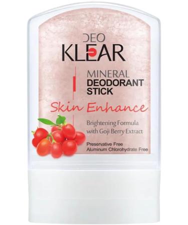  ALIBOOSTER DeOKLEAR Natural Solid Deodorant 70 g - Mineral Stick Enriched with Goji Berry - Aluminium and Paraben Free - Buy Online on GoSupps.com
