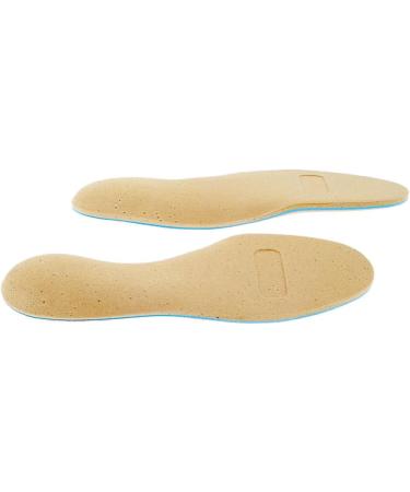 Men & Women Diabetic Cork Insoles | Soft Lightweight Therapeutic Shoe Inserts for Foot Support - Beige XL (W 13-14 M 11-12) | International Shipping Available - Buy Online on GoSupps.com