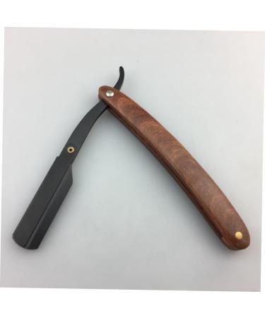 Minkissy Manual Metal Razor Shaver - Safe Wooden Hand Razor for Men | Premium Quality Shaving Tool for Smooth Skin - Buy Online on GoSupps.com