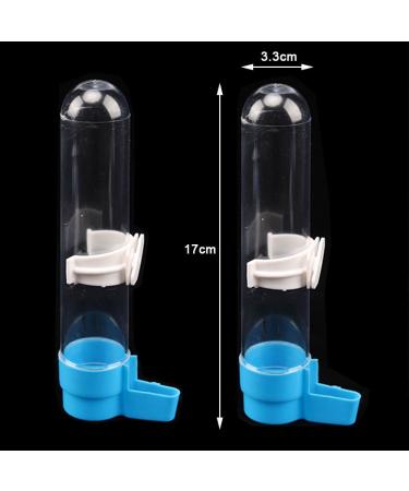 2 PCS Bird Food Drinker Parrot Automatic Water Feeder Bird Drinkers Hanging Bird Water Bottle for Parrot Budgies Parakeet Cockatiels - Buy Online on GoSupps.com