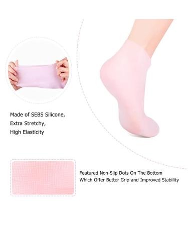 Moisturizing Gel Socks for Dry Cracked Feet | KVMDAZ Soft Spa Socks - International Shipping Available - Buy Online on GoSupps.com