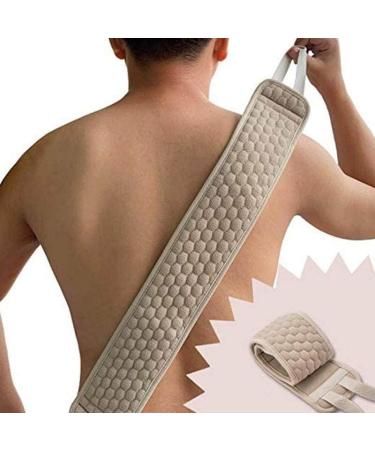 Double-Sided Bath Towel Rubbing Back Brush - Full Body Massage and Exfoliation - Buy Online on GoSupps.com