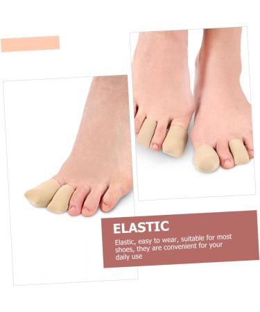 4 Pcs FRCOLOR Silicone Gel Toe Sleeves - Elastic Toe Covers for Toe Protection - Breathable and Split Toe Design - Buy Online on GoSupps.com