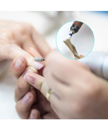 Nail Art Bohrkopf Clean Pinsel - Copper Wire Bits Cleaning Brush & Manicure Tool | Portable Nail Polishing Head Cleaner Accessories - Buy Online on GoSupps.com