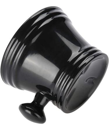 Buy Black Plastic Shaving Bowl for Men Foam Shaving Shell with Handle | Perfect for Soap & Cream - Buy Online on GoSupps.com