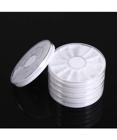 Ctaer Nail Wheel 6 6 5 Set of 6 Pieces 12 Compartments Rhinestone Nail Art Decor Empty Wheel Box Storage Container - Buy Online on GoSupps.com