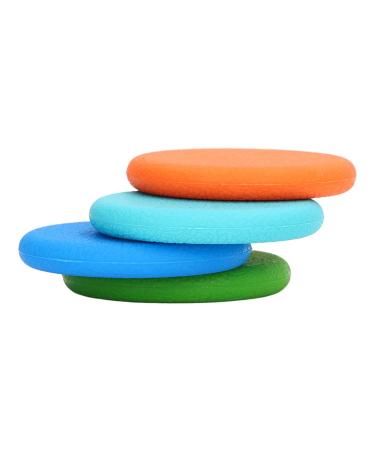 4-Pack Silicone Baby Bite Ring Toys | Dishwasher & Fridge Safe | Colorful Teether for Boys & Girls - Buy Online on GoSupps.com