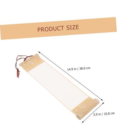 NUOBESTY Rice Paper Scroll Office Decor Wall Blank Scrolls Calligraphy Scroll Handwriting Chinese Painting Assorted Color 1 38X10X2.5CM - Buy Online on GoSupps.com