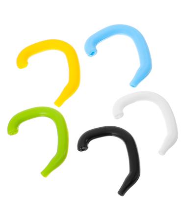 Beaupretty 20pcs Ear Buckles Mask Face 5pcs Portable Shield Silica Gel