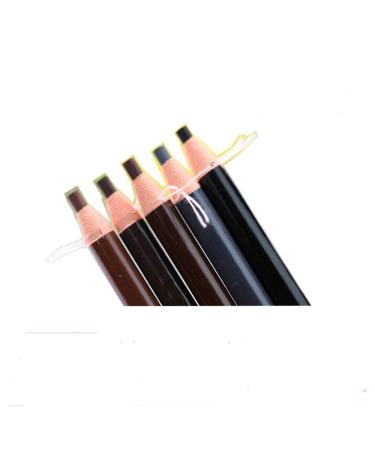 Kingknow Pull Cord Eyebrow Pencil Pen Waterproof Sweatproof Non-Fadeing Long-Lasting Not Easy to Smudge (Coffee#12)