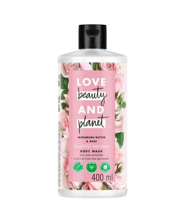Luv Beauty & Planet Murumuru Butter and Rose Moisturizing Body Wash 13.5 fl oz Cr me Shower Gel for Soft Skin