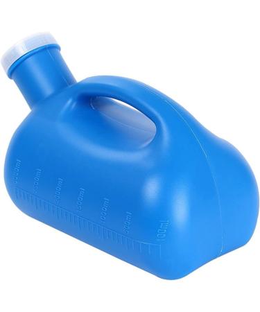 Male Urinal 3000ML Large Male Urinal Portable Screw Cap Pot Mouth No Odor Mens Potty Pee Bottle Collector Travel Toilet Blue - Buy Online on GoSupps.com