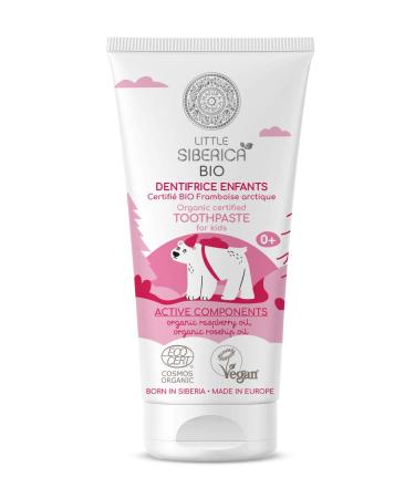 Little Siberica Organic Children's Toothpaste Arctic Raspberry 60 g