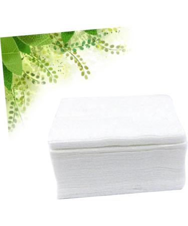 DOITOOL 100pcs Cotton Nail Polish Remover Pads - Comfortable Thin Makeup Rounds for Baby Skin Care & Easy Removal | White Boxed Quality - Buy Online on GoSupps.com